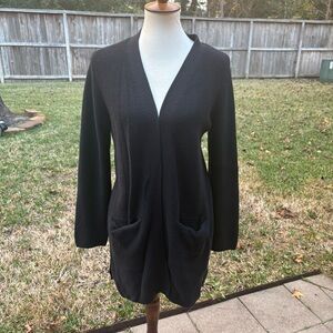 Old Navy Women's Black Open-Front Cardigan